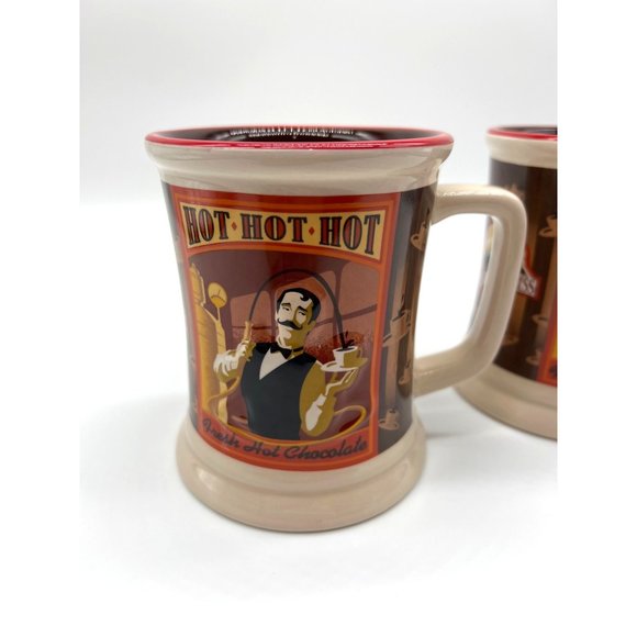 Christmas Polar Express 3D Style Mugs Hot Chocolate set of 2 - Picture 2 of 10